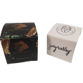 Low cost coated paper gold printed gift packaging box with logo